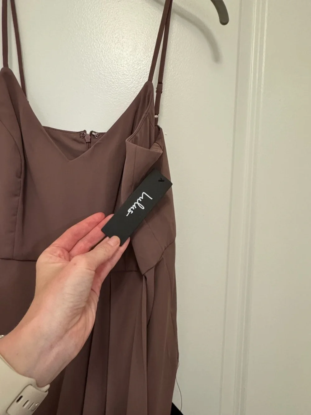 NEW Lulus Pink Purple Midi Dress: Wedding Guest, Prom, formal, graduation, party - Picture 4 of 7